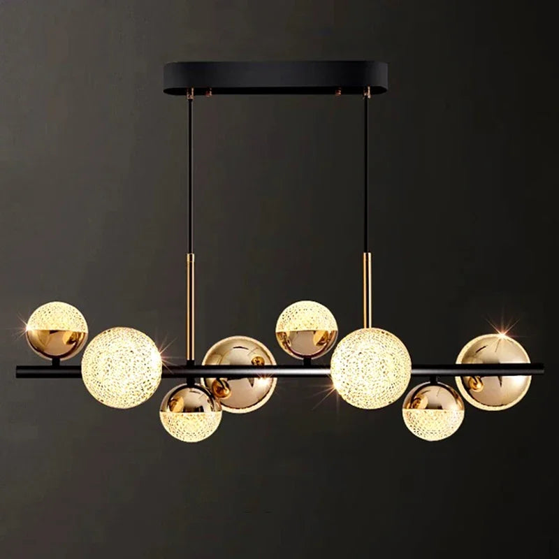 lustre moderne suspension lampes éclairage intérieur suspendues - vue 6 sur 8