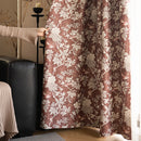 Rideau jacquard style rétro occultant pour chambre salon