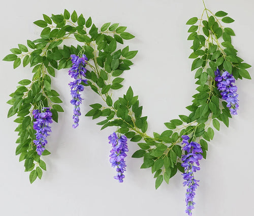 guirlande de fleurs artificielles pour décoration de mariage