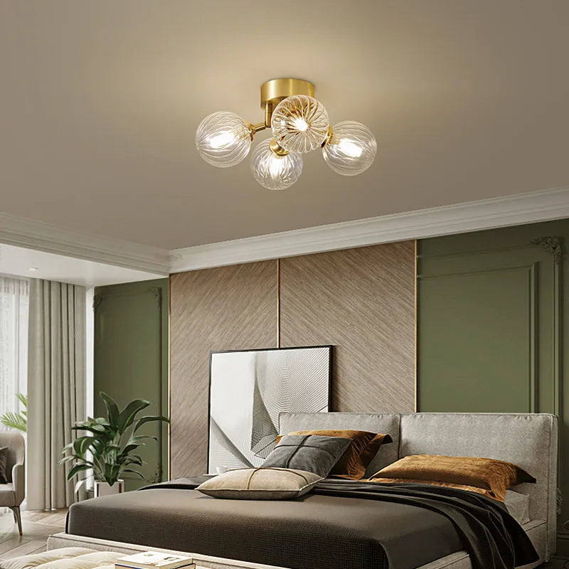 lustre moderne en forme de haricot magique pour décoration intérieure - vue 5 sur 9