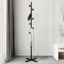Metal Standing Holder for Purse, Tree with Light, Luxury Rock Plate Base, Marble Scarf and Bag Rack, Minimalist Stand