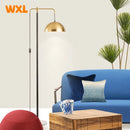 Modern marble LED floor lamp Creative living room, bedroom, study, hotel floor lamp Warm light bedside decorative lamp