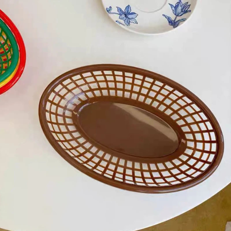 panier ovale pour nourriture accessoire de cuisine et rangement - vue 8 sur 13