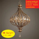 suspension vintage en cristal pour un style rétro élégant