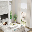 Voilage imitation lin extra long style moderne