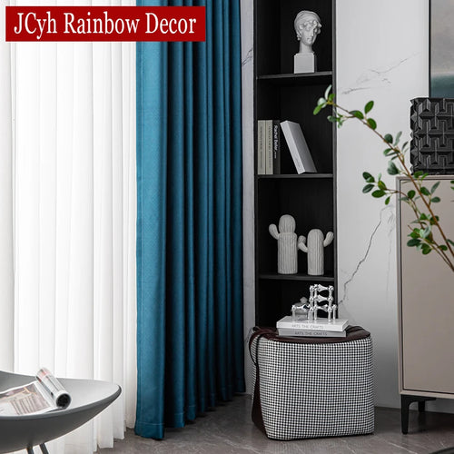 Rideau occultant moderne isolant thermique pour chambre salon