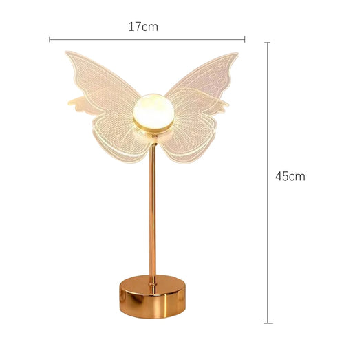 Lampe à poser style vintage LED en métal doré Anila - vue 12 sur 11