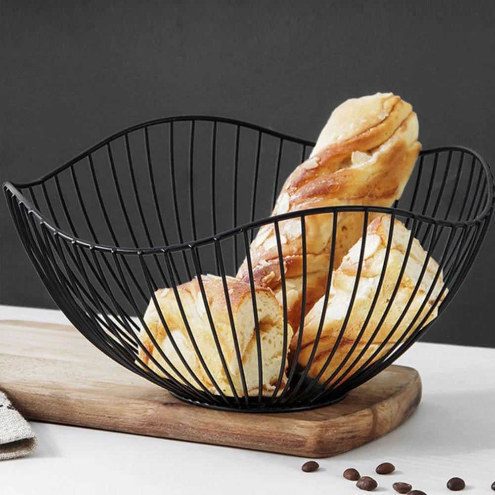 panier à fruits en fer multi-tailles pour rangement divers - vue 5 sur 14