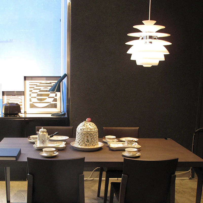 Lustre en aluminium postmoderne design nordique loft - vue 4 sur 8