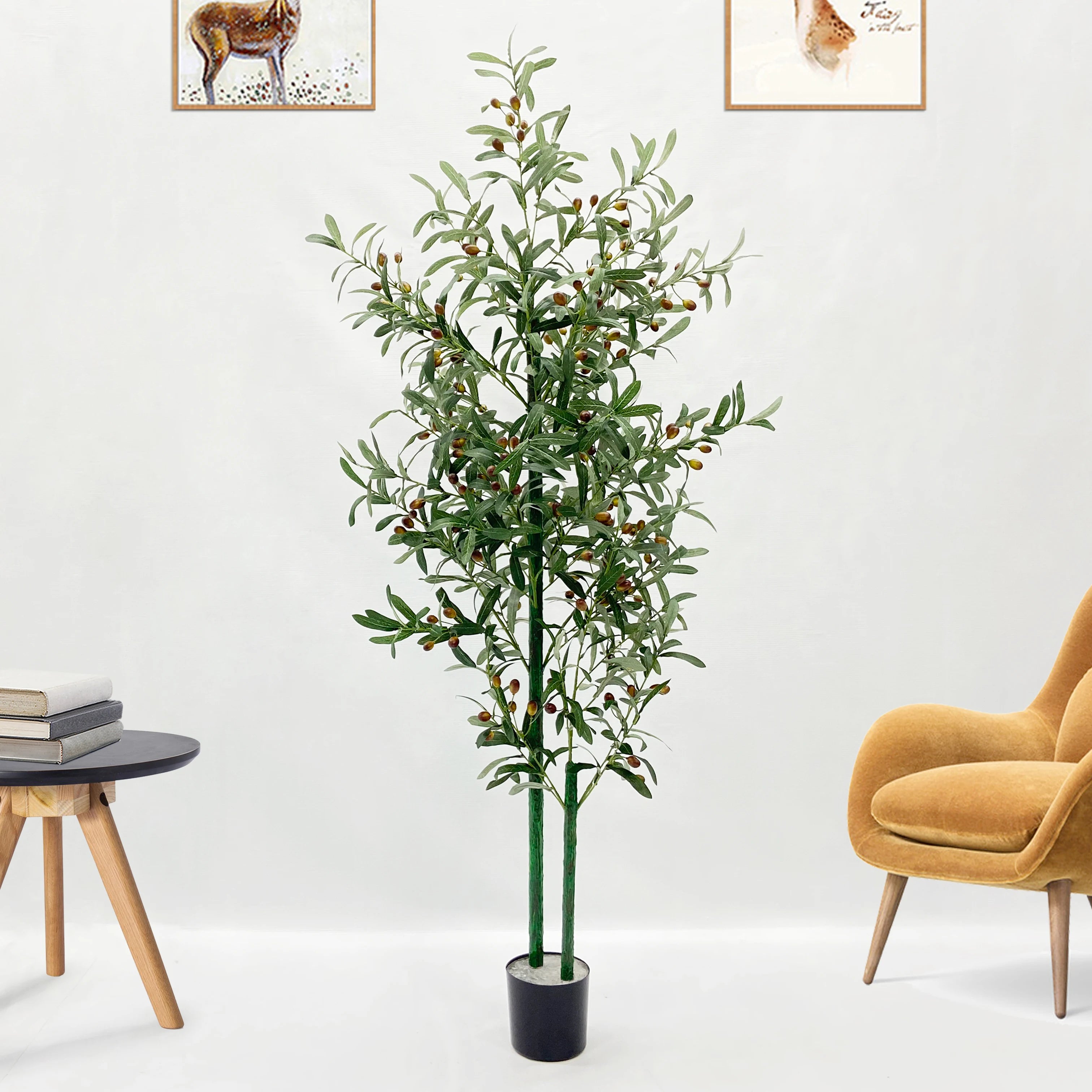 plante artificielle en pot pour décoration intérieure moderne - vue 7 sur 12