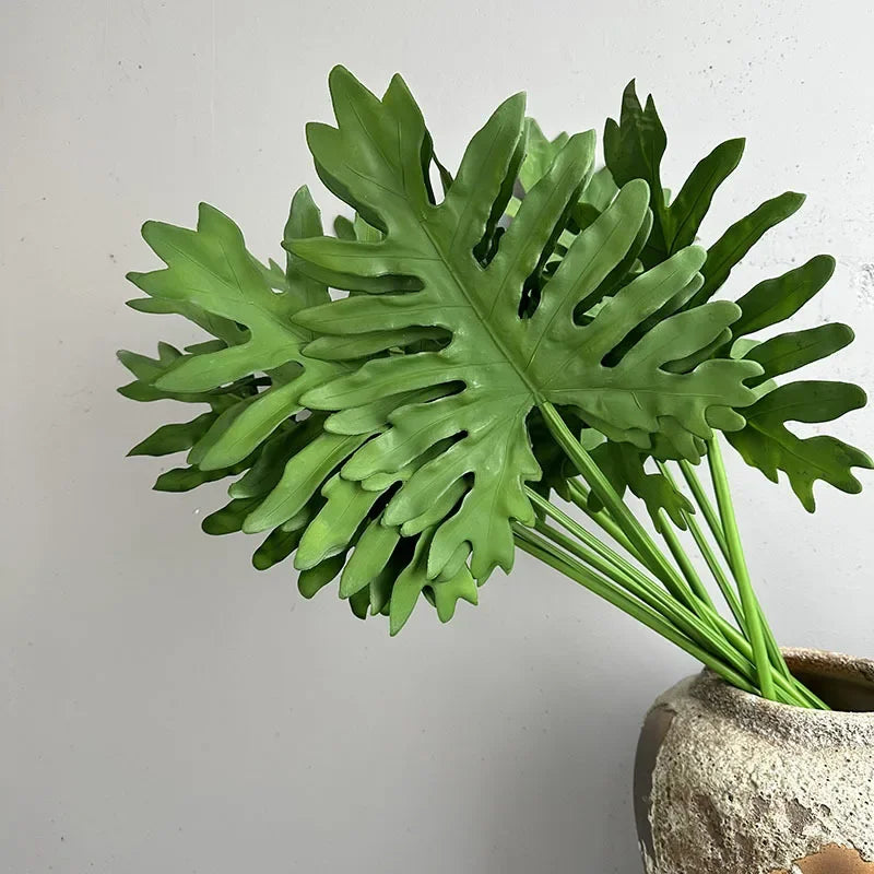 lot de 2 plantes artificielles au toucher réaliste pour décoration intérieure