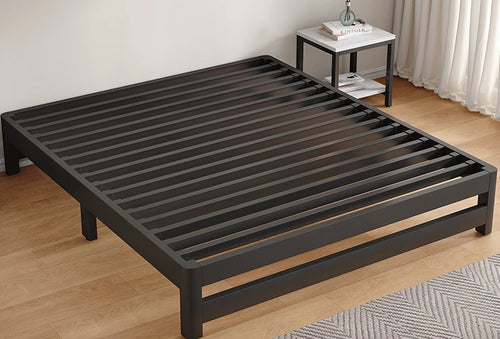 Single tatami bed frame, modern and simple home master bedroom, 1.8-meter double iron bed - vue 2 sur 29