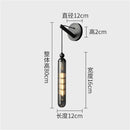 applique murale led moderne en cuivre et verre décoratif