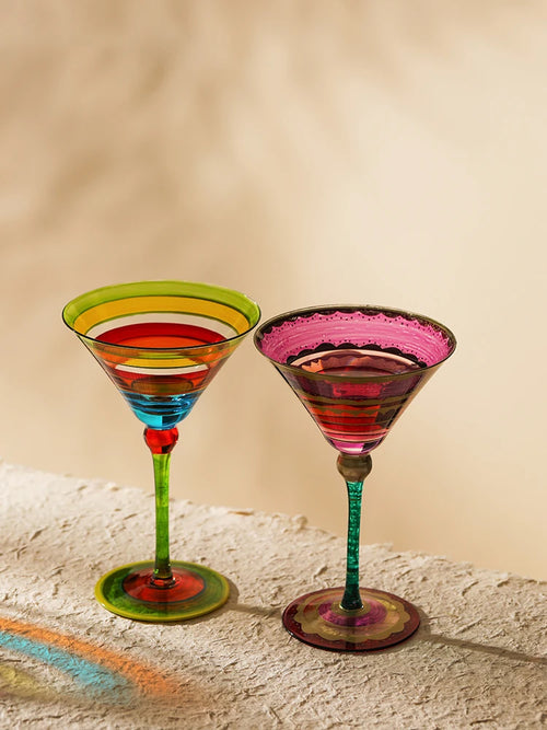 Verre a vin pied style nordique cocktail maison