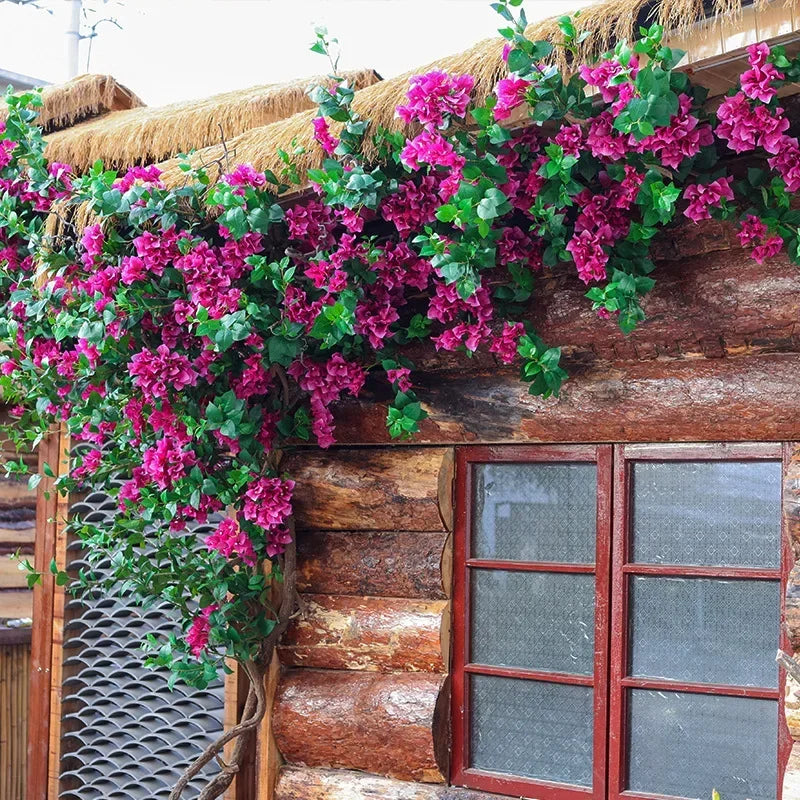 fleurs artificielles vignes prunes pour décoration fête et festival - vue 3 sur 8