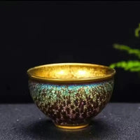 Théière céramique jianzhan tianmu style artisanal maison bureau