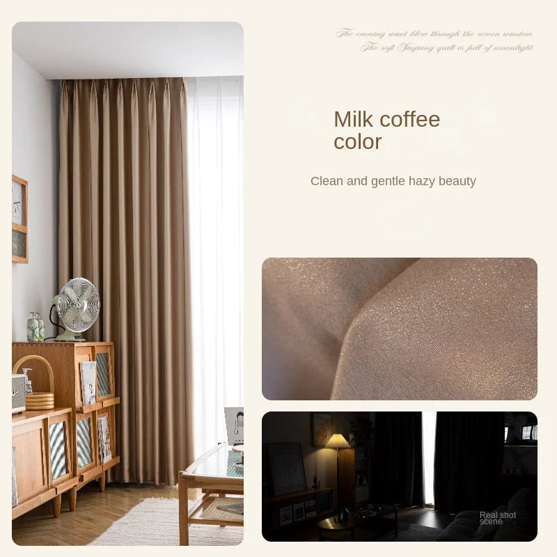 Rideau occultant moderne pour salon chambre balcon