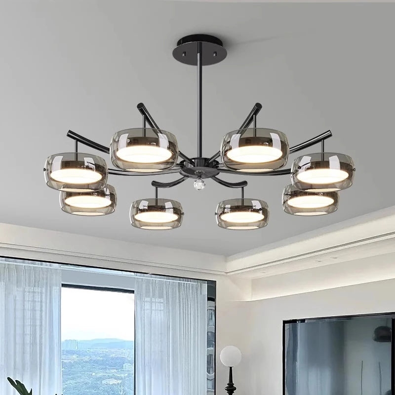 lustre décoratif éclairage intérieur suspendu pour salon