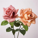 High quality artificial rose branch realistic floral decoration