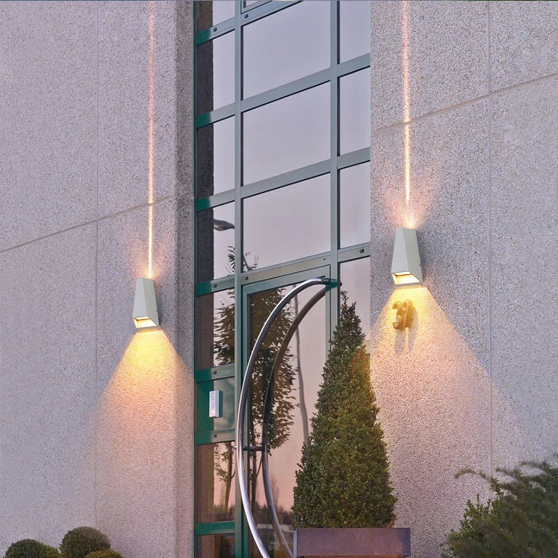 Éclairage mural extérieur escalier balcon maison jardin porche allée avant Garage lumières porte porche terrasse étanche applique murale - vue 3 sur 8