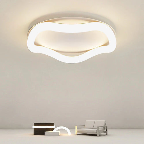 plafonnier simple avec télécommande et intensité réglable pour intérieur