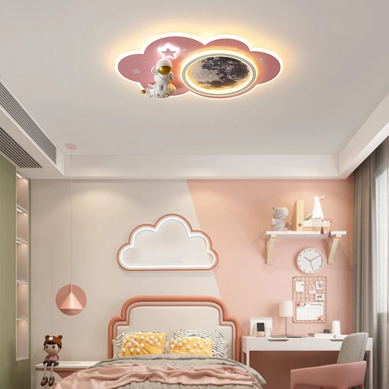 lustre led moderne pour décoration intérieure enfant et étude - vue 7 sur 11