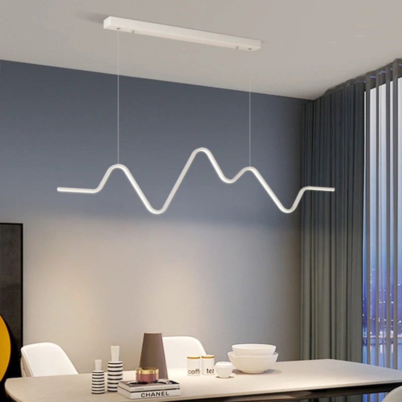 Nordic minimalist creative chandelier for café, bar and restaurant - vue 5 sur 10