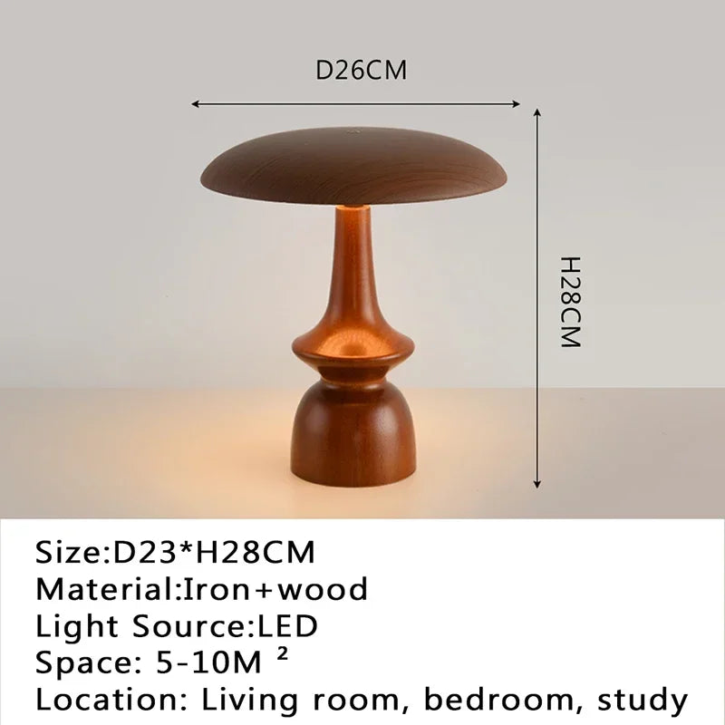 Modern desk lamp, retro creative living room, study room, villa, hotel bedroom, interior decoration, glossy LED bedside lamp - vue 12 sur 21