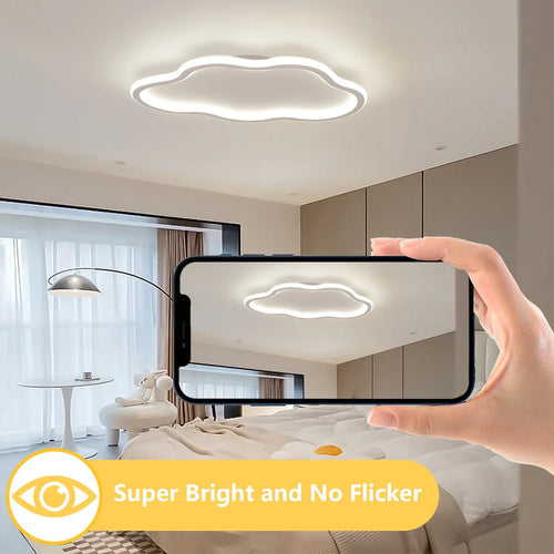 lampe led moderne en forme de nuage pour décoration d'enfants - vue 4 sur 8