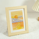 Handcrafted colourful photo frame for DIY display and home decor
