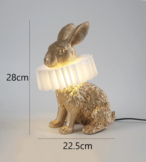 lampe à poser lapin nordique décorative pour enfants et intérieur - vue 9 sur 9