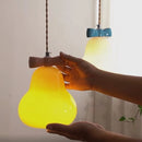 suspension en verre avec nœud rose pour chambre enfant