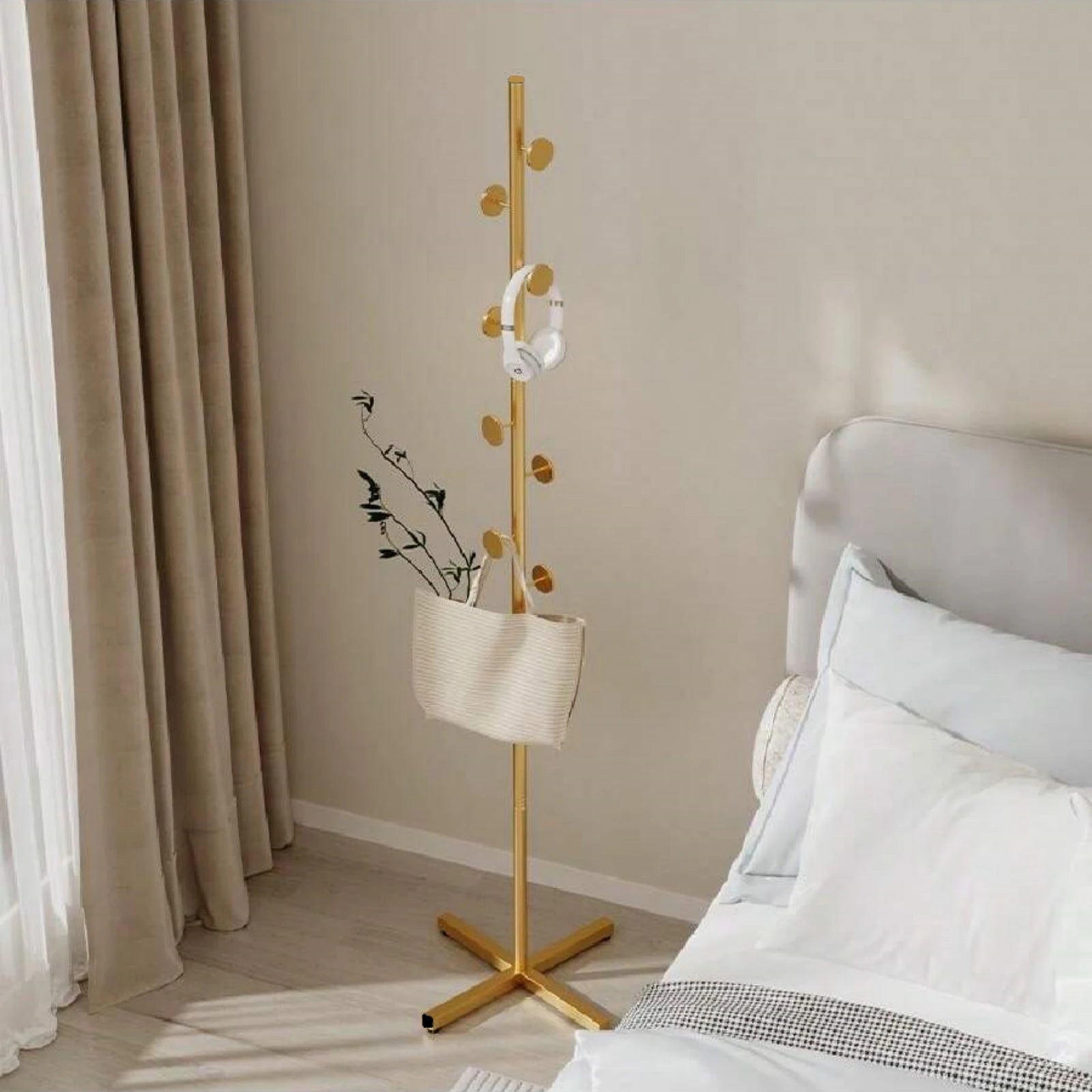 cintre moderne sur pied design pour vêtements intérieur élégant - vue 2 sur 6