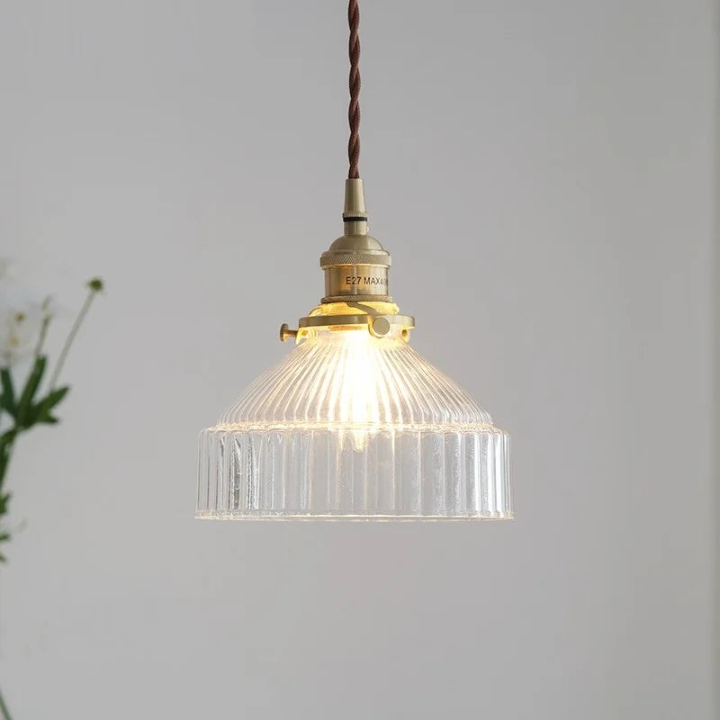 suspension vintage en verre japonais pour éclairage de loft