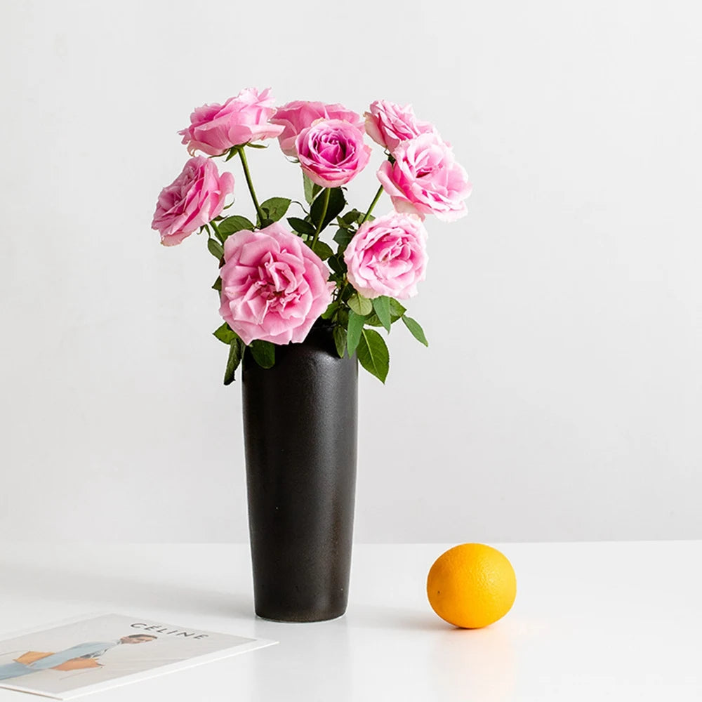 vase en céramique moderne pour arrangement floral décoratif - vue 4 sur 8