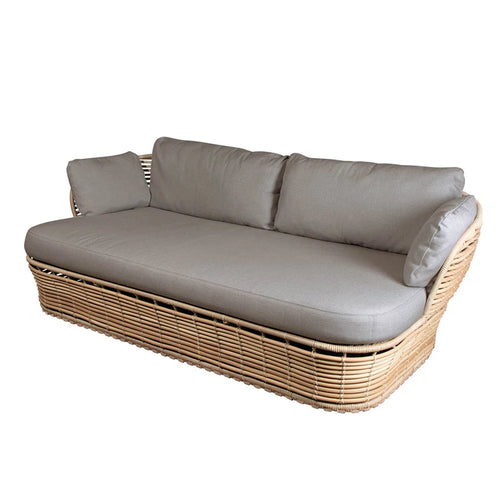 canapé extérieur en teck avec table basse et lit