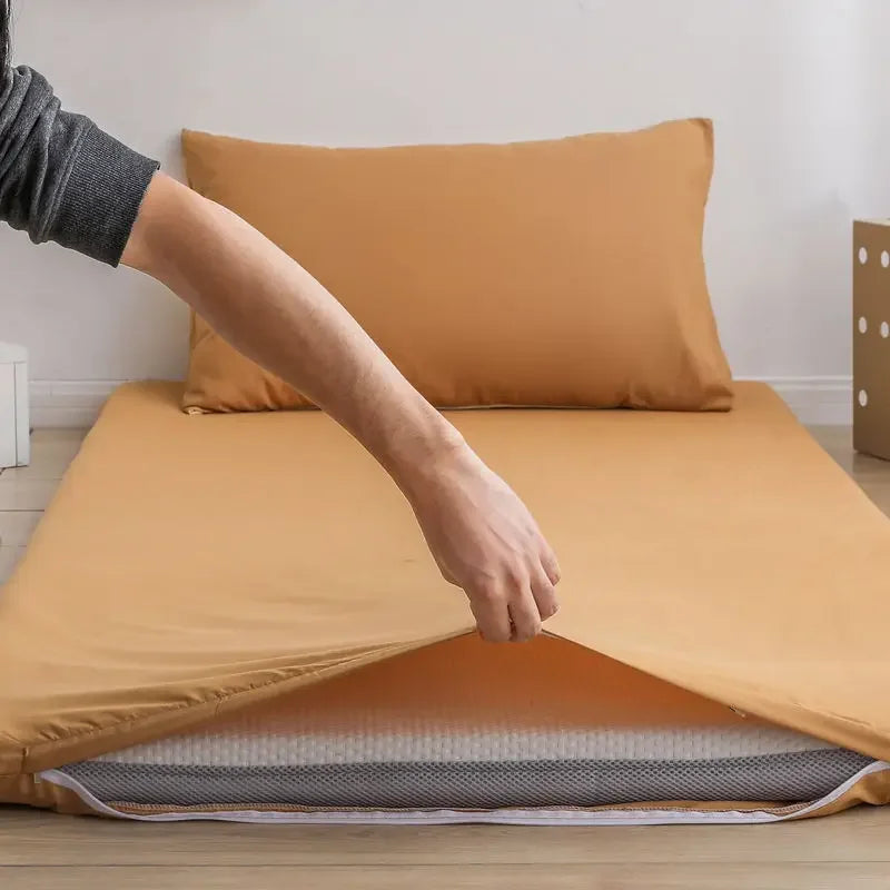 protège-matelas 360° fermé avec fermeture éclair pour lit étudiant