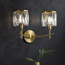 applique murale moderne luxe en cristal et led créative
