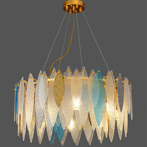 lustre en verre nordique pour décoration intérieure élégante - vue 2 sur 19