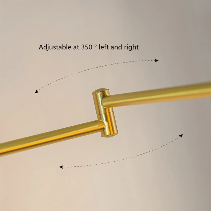 lampe de chevet murale en bois nordique avec abat jour céramique adjustable - vue 8 sur 7