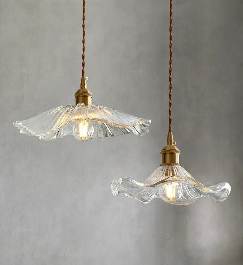 Suspension en verre au design nordique moderne - vue 3 sur 12