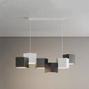 lustre moderne simple style nordique créatif prisme hexagonal éclairage intérieur