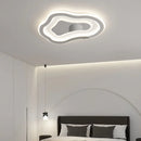 Plafonnier à formes chromé moderne à LED