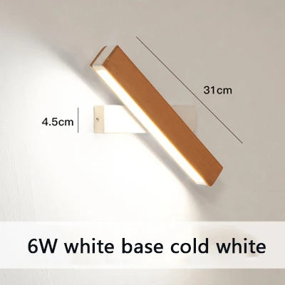 Moderne rotatif applique murale LED lumière salon chambre Foyer Restaurant applique éclairage porche étude lecture couloir décor applique murale 6pa - vue 12 sur 22