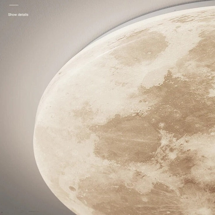 Plafonnier lune moderne minimaliste - vue 5 sur 10