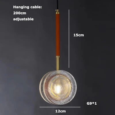 lustre moderne à LED pour un éclairage élégant et design - vue 8 sur 25