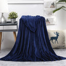 Plaid flanelle polaire corail doux chaud canapé lit