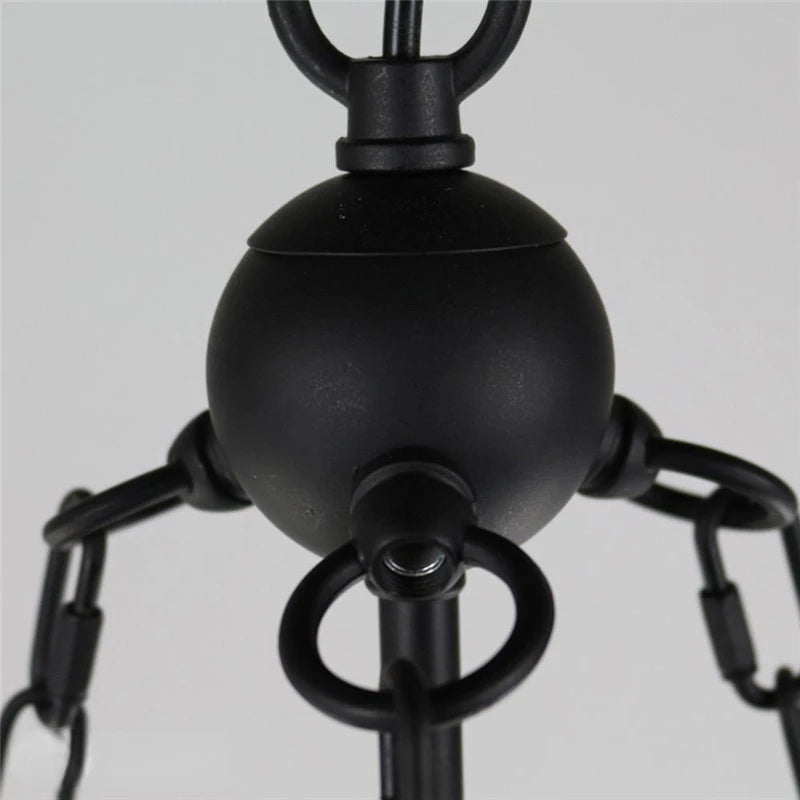suspension en verre rétro style campagnard américain pour intérieur - vue 6 sur 10