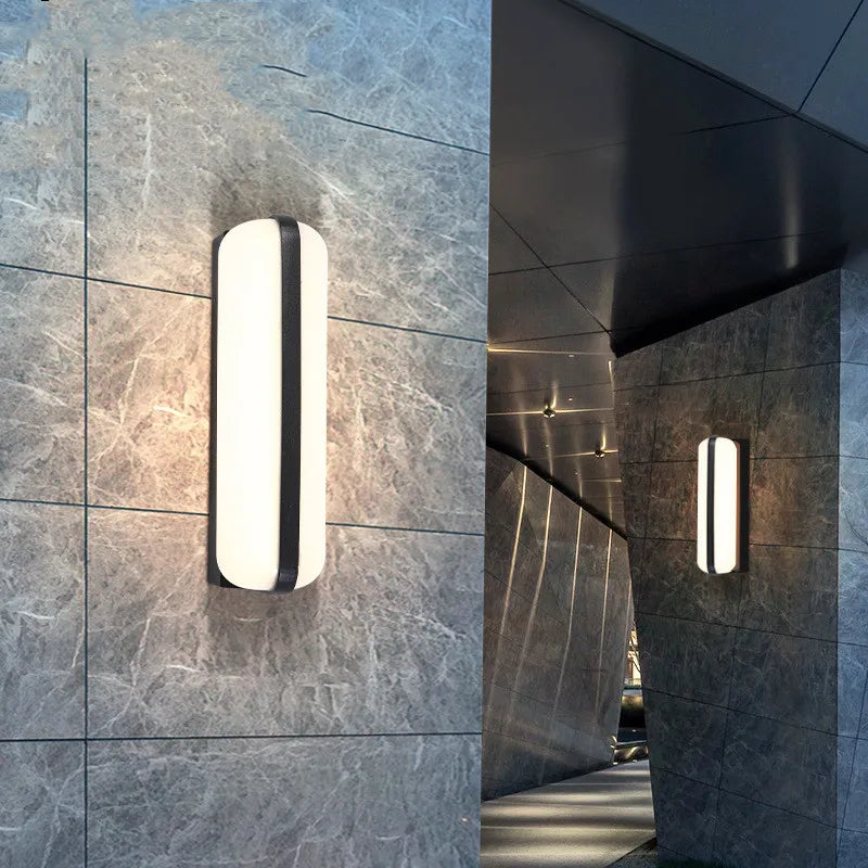 Applique murale extérieure Simple IP65 étanche applique murale externes pour jardin cour balcon couloir luminaire 85-265V - vue 3 sur 10