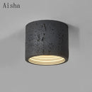 Spot Wabi-sabi résine plafonnier LED nordique salon couloir pour la maison salon cuisine Downlight décoration